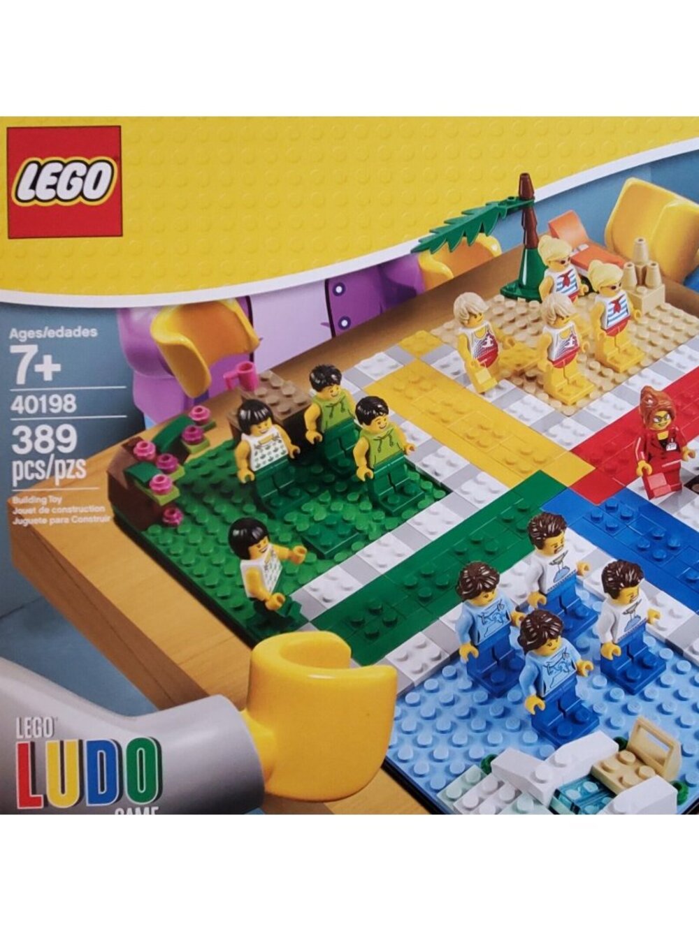 LEGO 40198 Ludo Board Game 389 Pieces 16 Minifigures Retired New Sealed